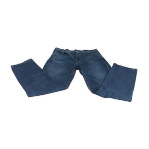 Levi Strauss 514 Mens 38x32 Blue Bootcut Denim Jeans Pants Menswear